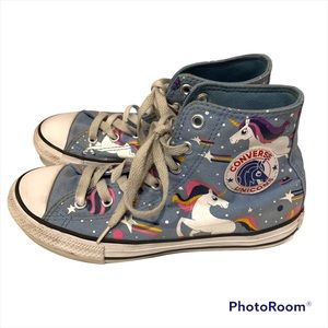 Converse Chuck Taylor All Star Unicorn Shoes Blue Size 3